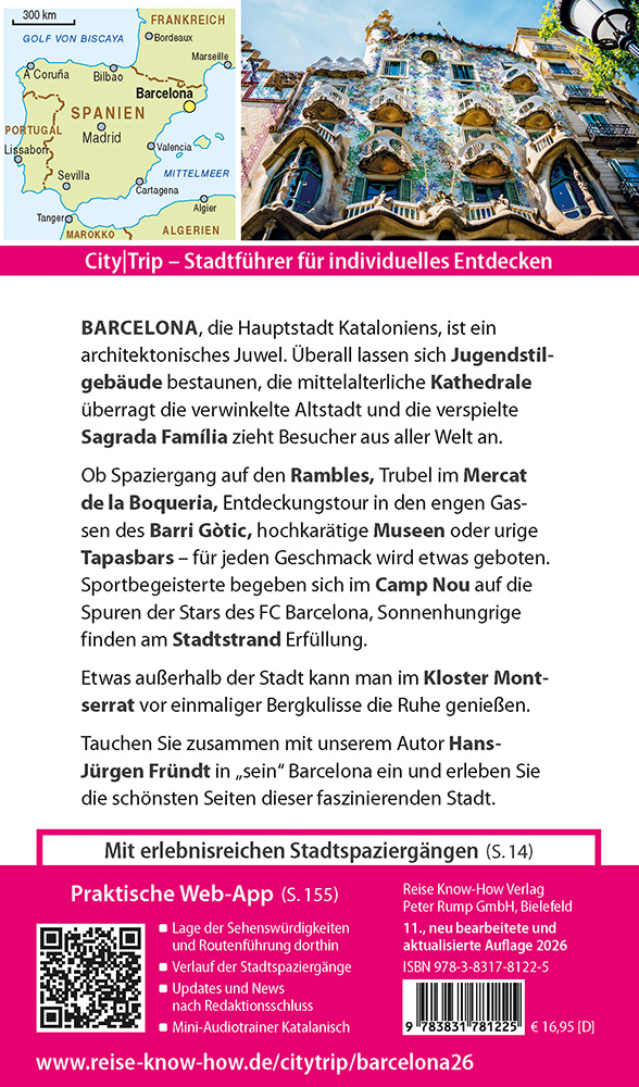 Weitere Ansicht: Reise Know-How CityTrip Barcelona | Hans-Jürgen Fründt