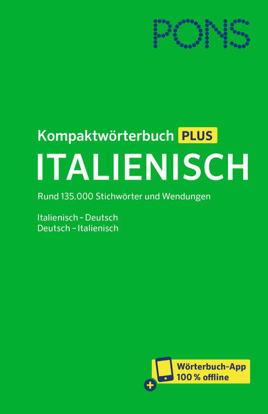 Produktbild: PONS Kompaktwörterbuch Plus Italienisch