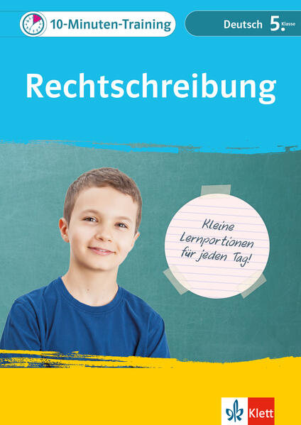 Produktbild: Klett 10-Minuten-Training Deutsch Rechtschreibung 5. Klasse