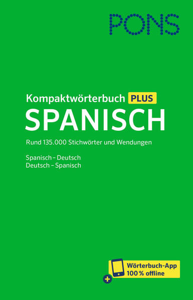 Produktbild: PONS Kompaktwörterbuch Plus Spanisch