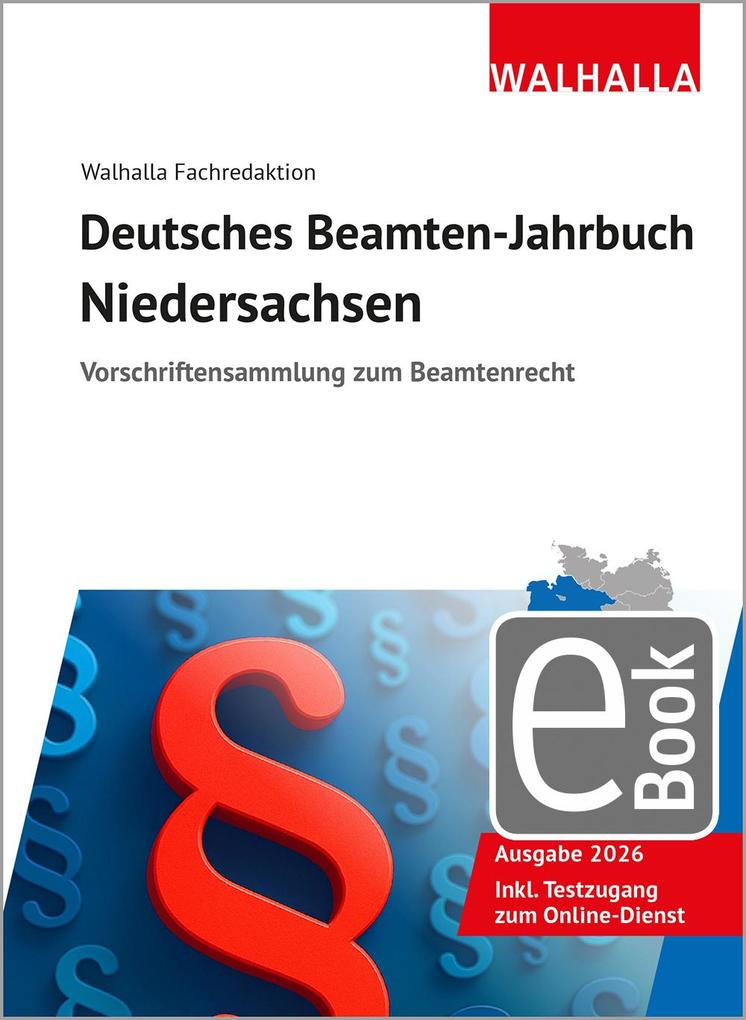 Produktbild: Deutsches Beamten-Jahrbuch Niedersachsen Jahresband 2026 | Walhalla Fachredaktion