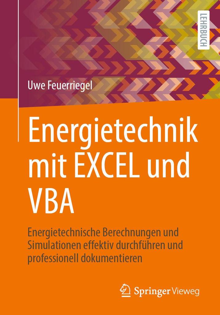 Produktbild: Energietechnik mit EXCEL und VBA | Uwe Feuerriegel