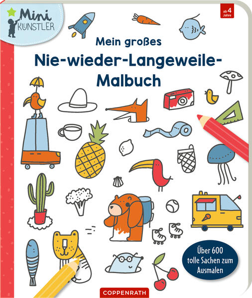 Produktbild: Mein großes Nie-wieder-Langeweile-Malbuch