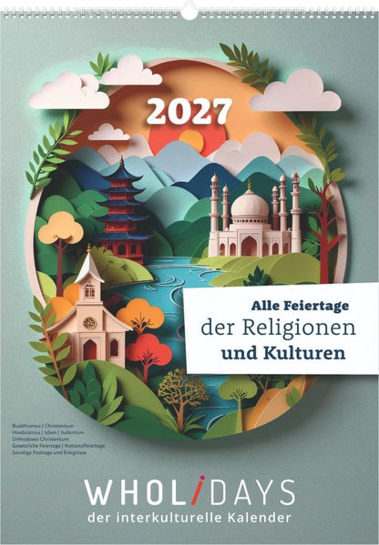 Produktbild: wholidays Kalender 2027 | Neumann Verlage GmbH & Co. KG