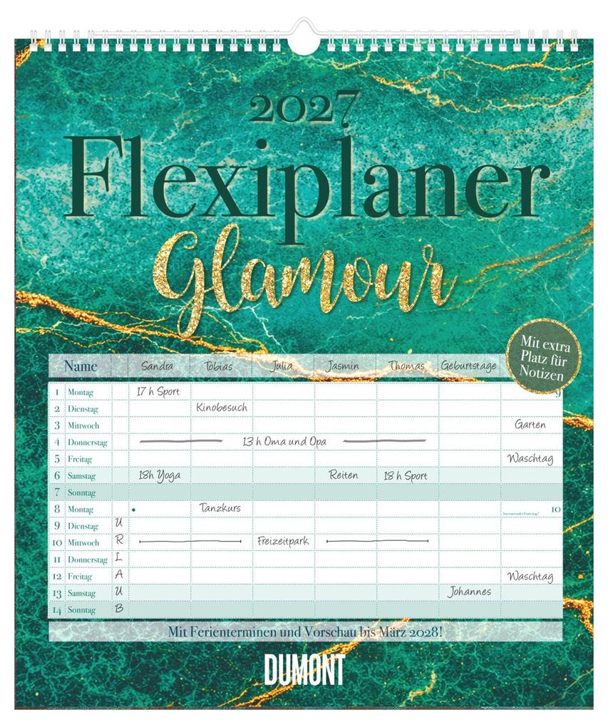 Produktbild: Flexiplaner Glamour 2027 | Neumann Verlage GmbH & Co. KG