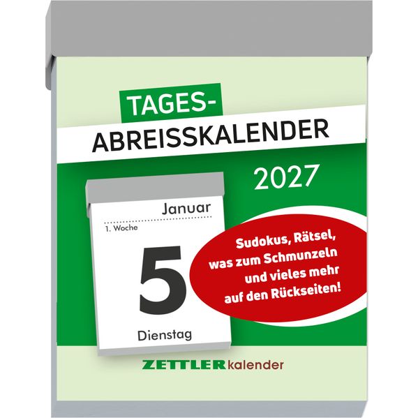 Produktbild: Tagesabreißkalender M 2027