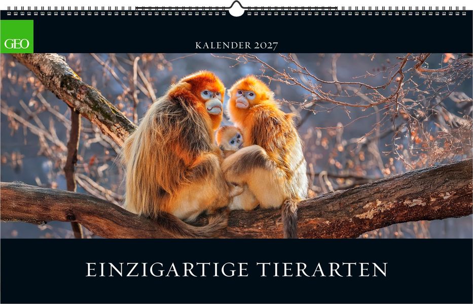 Produktbild: GEO Einzigartige Tierarten 2027 | Neumann Verlage GmbH & Co. KG