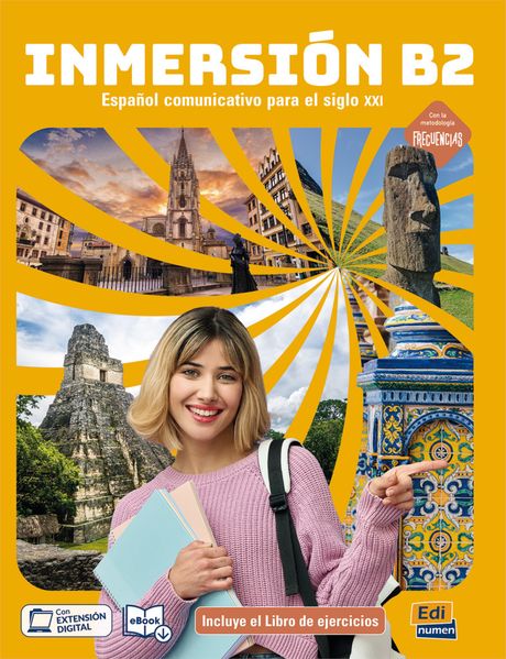 Produktbild: Inmersión B2. Libro del estudiante + Libro de ejercicios + Code