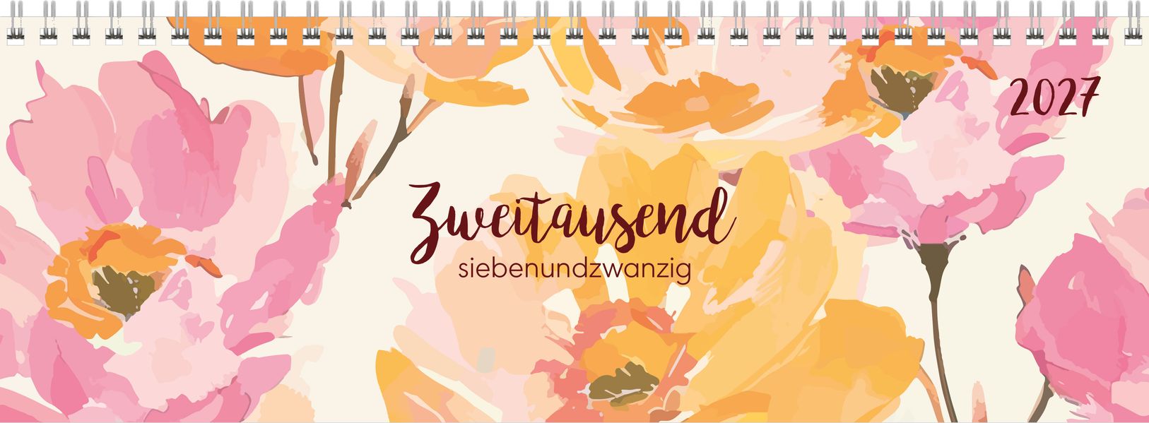 Produktbild: Tischquerkalender Style Rosen 2027 | Neumann Verlage GmbH & Co. KG