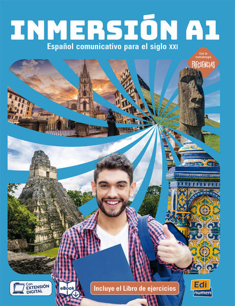 Produktbild: Inmersión A1. Libro del estudiante + Libro de ejercicios + Code