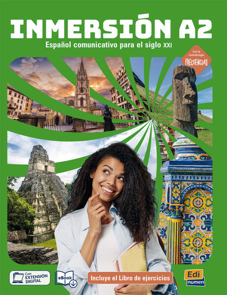 Produktbild: Inmersión A2. Libro del estudiante + Libro de ejercicios + Code