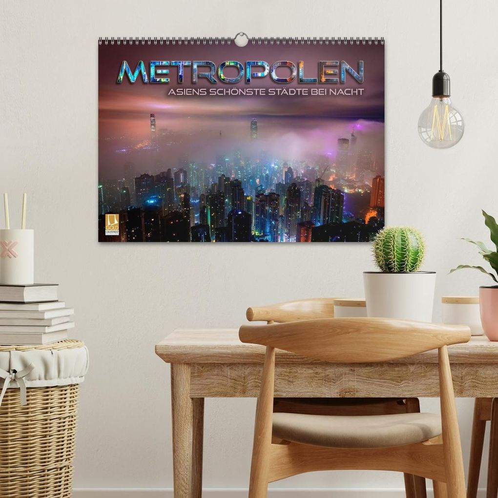 Weitere Ansicht: Metropolen - Asiens schönste Städte bei Nacht (Wandkalender 2027 DIN A3 quer), CALVENDO Monatskalender | Calvendo, Renate Bleicher