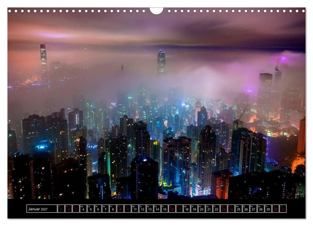 Weitere Ansicht: Metropolen - Asiens schönste Städte bei Nacht (Wandkalender 2027 DIN A3 quer), CALVENDO Monatskalender | Calvendo, Renate Bleicher