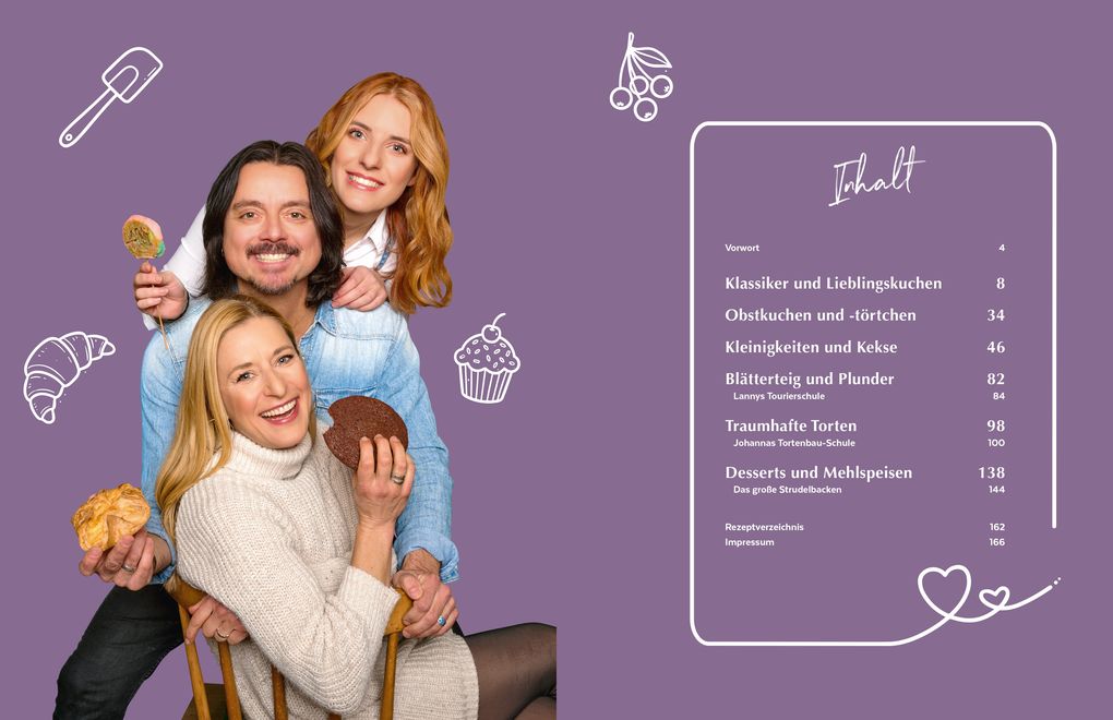 Weitere Ansicht: Wir lieben Backen | Stefanie Hertel, Johanna Mross, Lanny Lanner