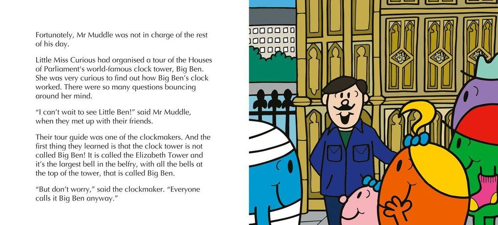 Weitere Ansicht: Mr. Men Little Miss at Big Ben | Adam Hargreaves