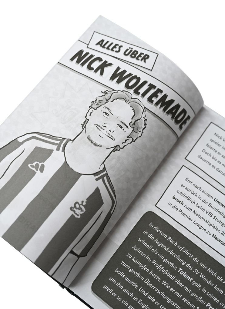 Weitere Ansicht: Mein Fußballheld Nick Woltemade - Seine Geschichte, seine Spiele, seine Rekorde | Florian Kinast