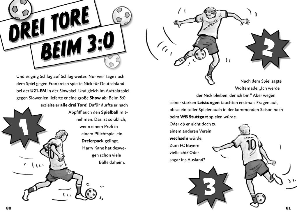 Weitere Ansicht: Mein Fußballheld Nick Woltemade - Seine Geschichte, seine Spiele, seine Rekorde | Florian Kinast