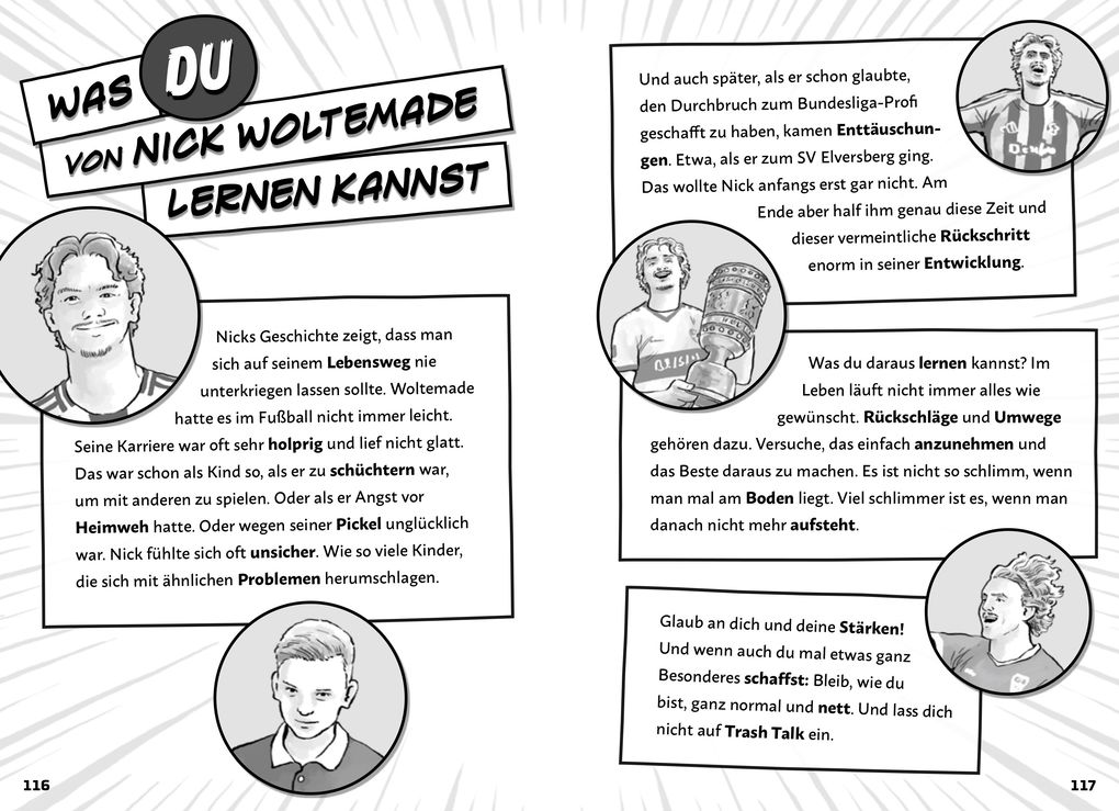 Weitere Ansicht: Mein Fußballheld Nick Woltemade - Seine Geschichte, seine Spiele, seine Rekorde | Florian Kinast
