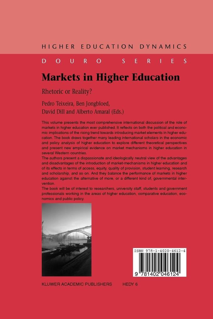 Weitere Ansicht: Markets in Higher Education