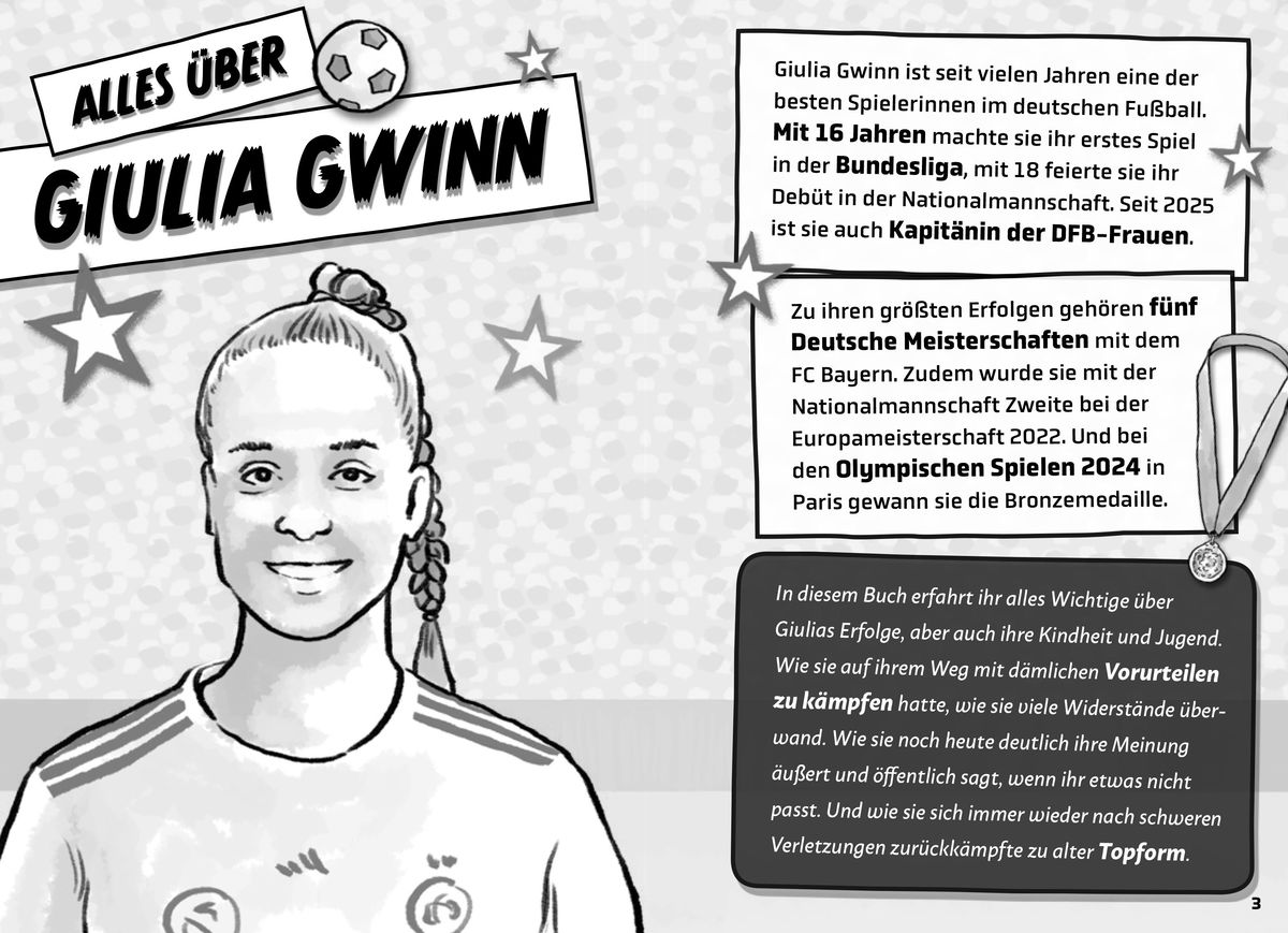 Weitere Ansicht: Meine Fußballheldin Giulia Gwinn - Ihre Geschichte, ihre Spiele, ihre Rekorde | Florian Kinast