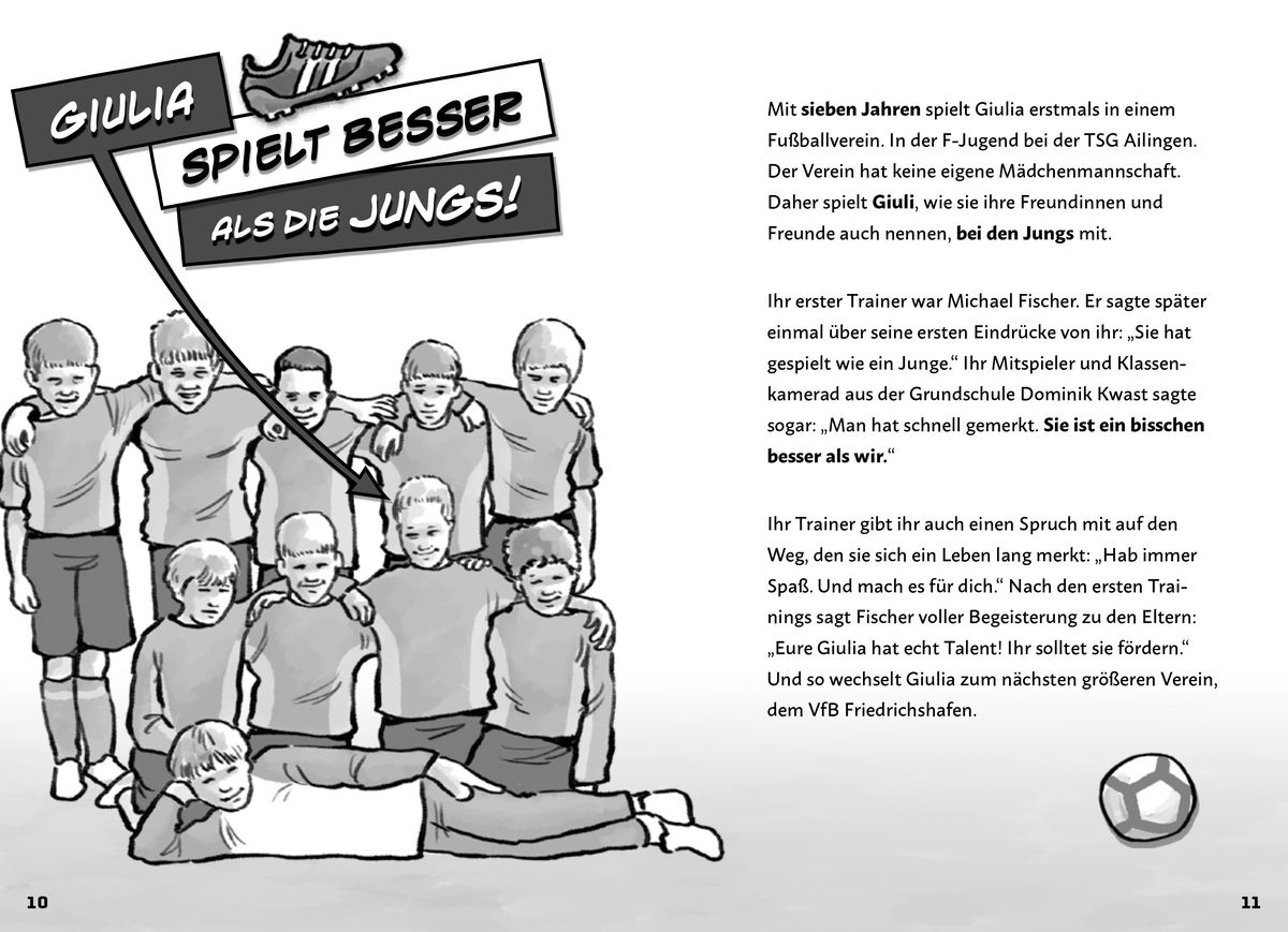 Weitere Ansicht: Meine Fußballheldin Giulia Gwinn - Ihre Geschichte, ihre Spiele, ihre Rekorde | Florian Kinast