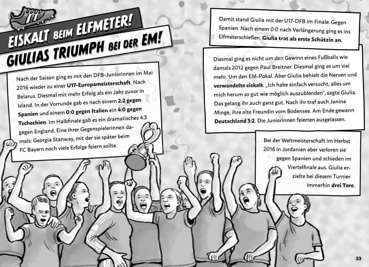 Weitere Ansicht: Meine Fußballheldin Giulia Gwinn - Ihre Geschichte, ihre Spiele, ihre Rekorde | Florian Kinast