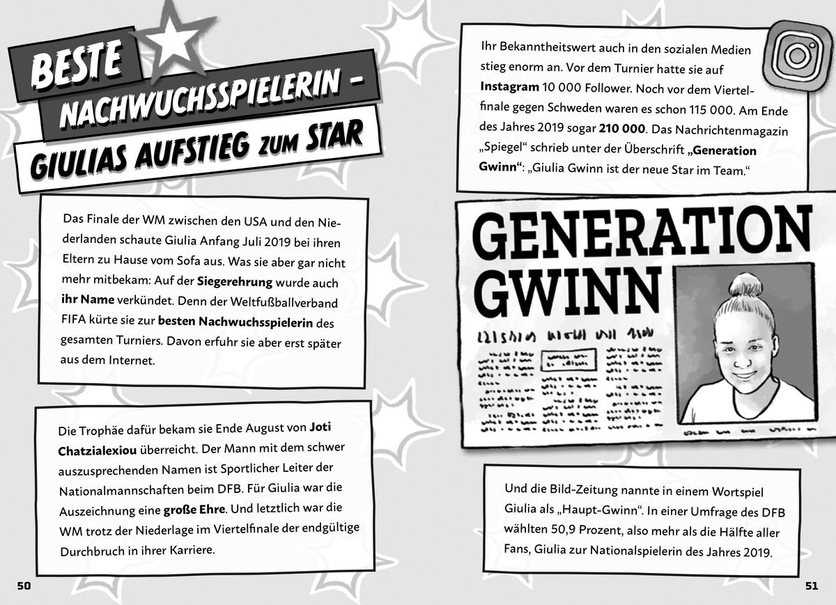 Weitere Ansicht: Meine Fußballheldin Giulia Gwinn - Ihre Geschichte, ihre Spiele, ihre Rekorde | Florian Kinast