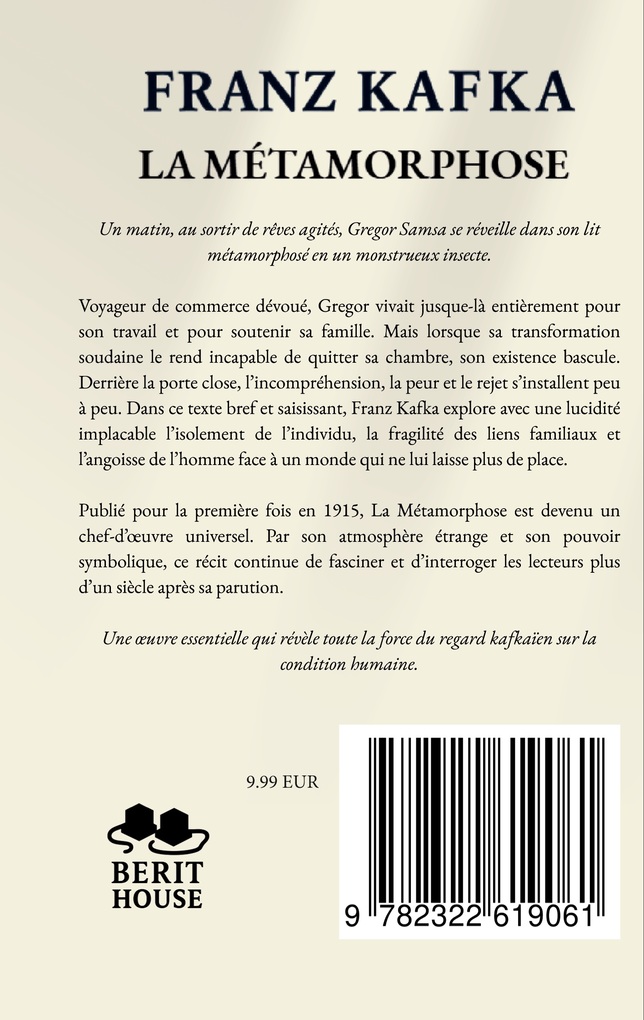 Weitere Ansicht: La Métamorphose | Franz Kafka