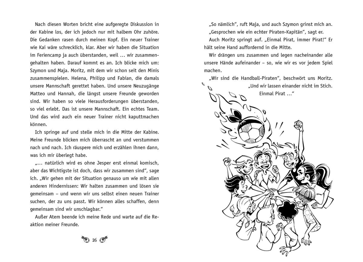 Weitere Ansicht: Die Handball-Piraten (Band 4) - Gemeinsam unschlagbar | Julia Nikoleit
