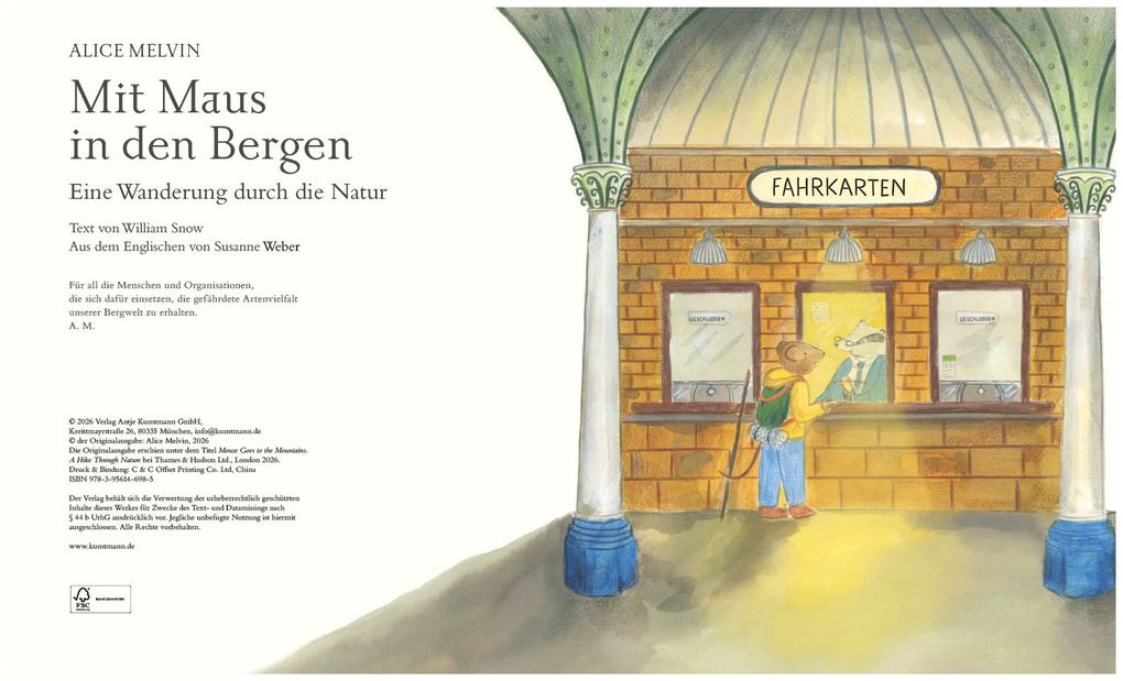 Weitere Ansicht: Mit Maus in den Bergen | Alice Melvin