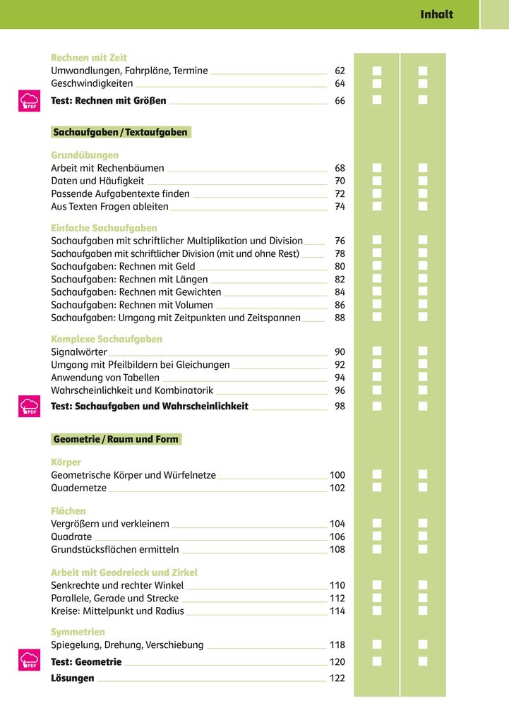 Weitere Ansicht: Klett Sicher ins Gymnasium Mathematik 4. Klasse