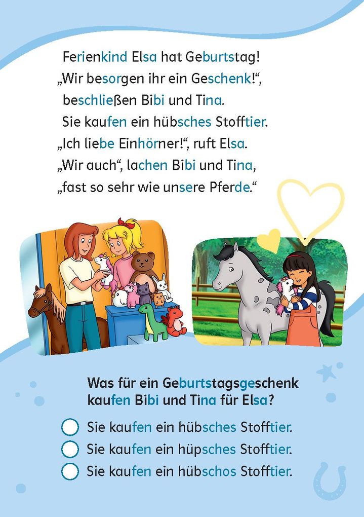 Weitere Ansicht: Lesefuchs Bibi & Tina: Leserätsel Lesestufe 2, Band 1