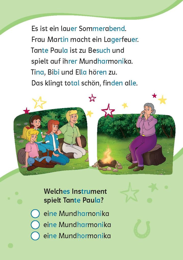 Weitere Ansicht: Lesefuchs Bibi & Tina: Leserätsel Lesestufe 2, Band 1