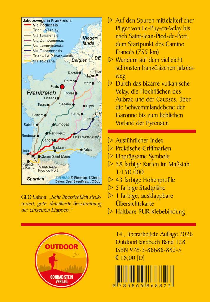Weitere Ansicht: Frankreich: Jakobsweg Via Podiensis von Le Puy-en-Velay nach Saint-Jean-Pied-de-Port | Hartmut Engel