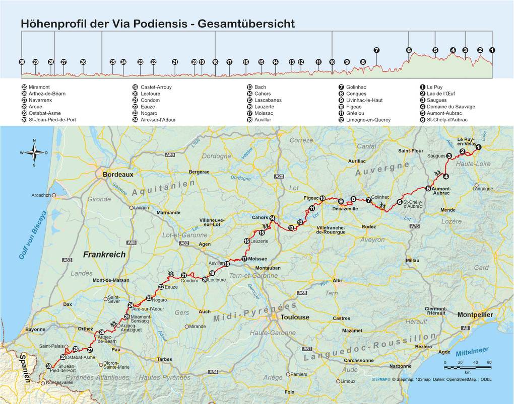 Weitere Ansicht: Frankreich: Jakobsweg Via Podiensis von Le Puy-en-Velay nach Saint-Jean-Pied-de-Port | Hartmut Engel