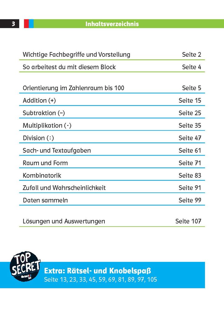 Weitere Ansicht: Die drei ??? Kids: Mein Matheblock 2. Klasse