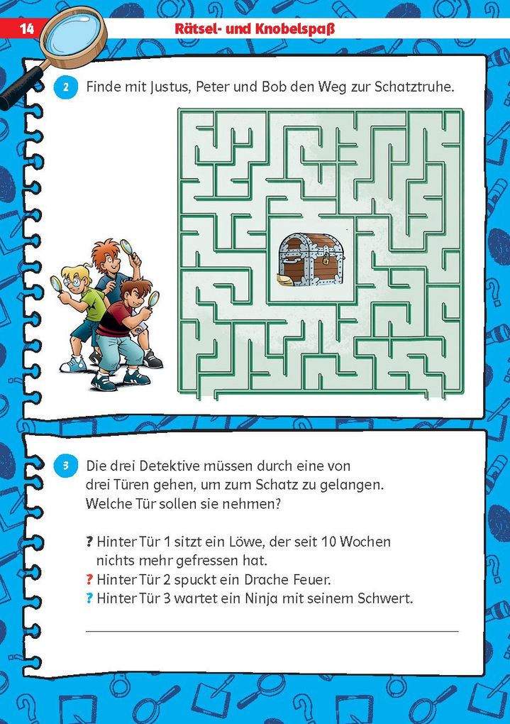 Weitere Ansicht: Die drei ??? Kids: Mein Matheblock 2. Klasse