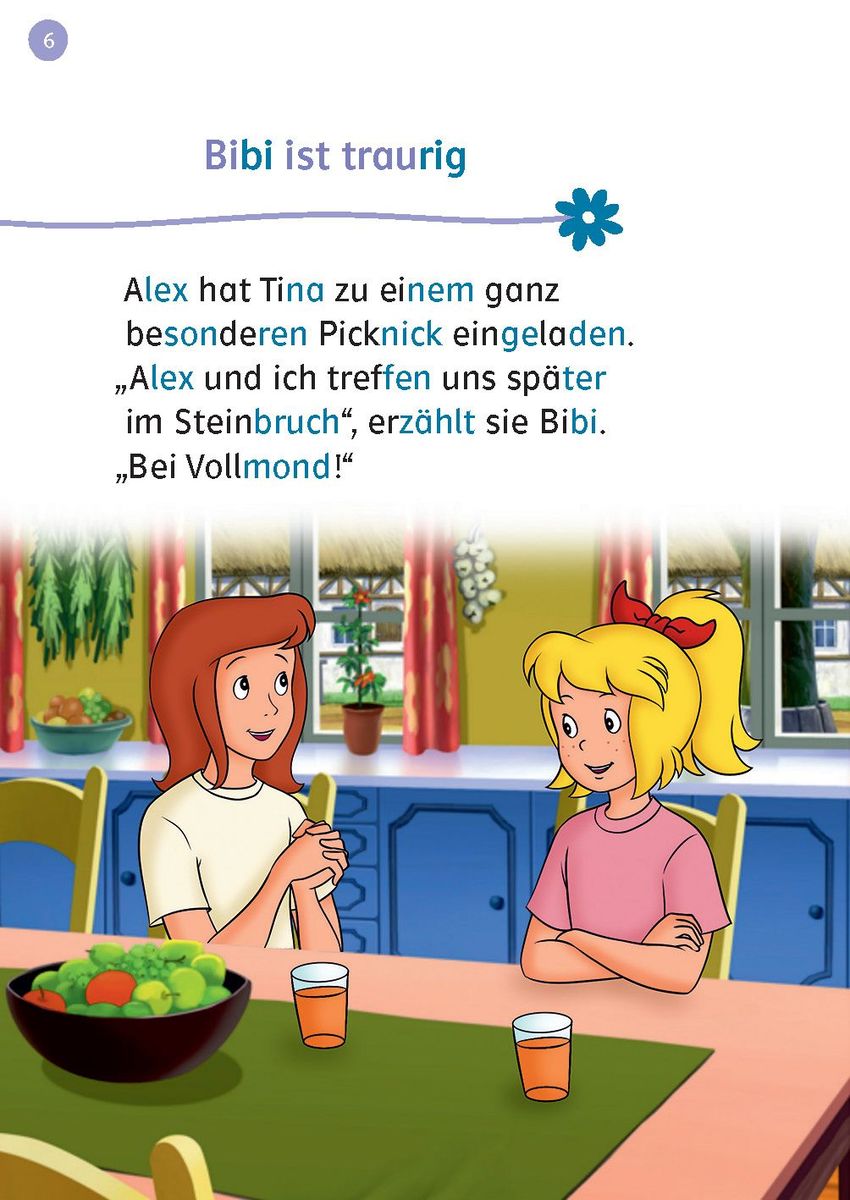 Weitere Ansicht: Lesefuchs Bibi & Tina: Picknick bei Vollmond Lesestufe 1