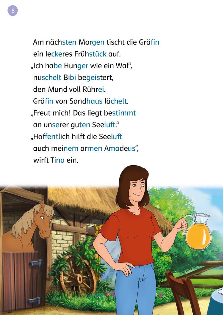 Weitere Ansicht: Lesefuchs Bibi & Tina: Pferde-Abenteuer am Meer Lesestufe 2