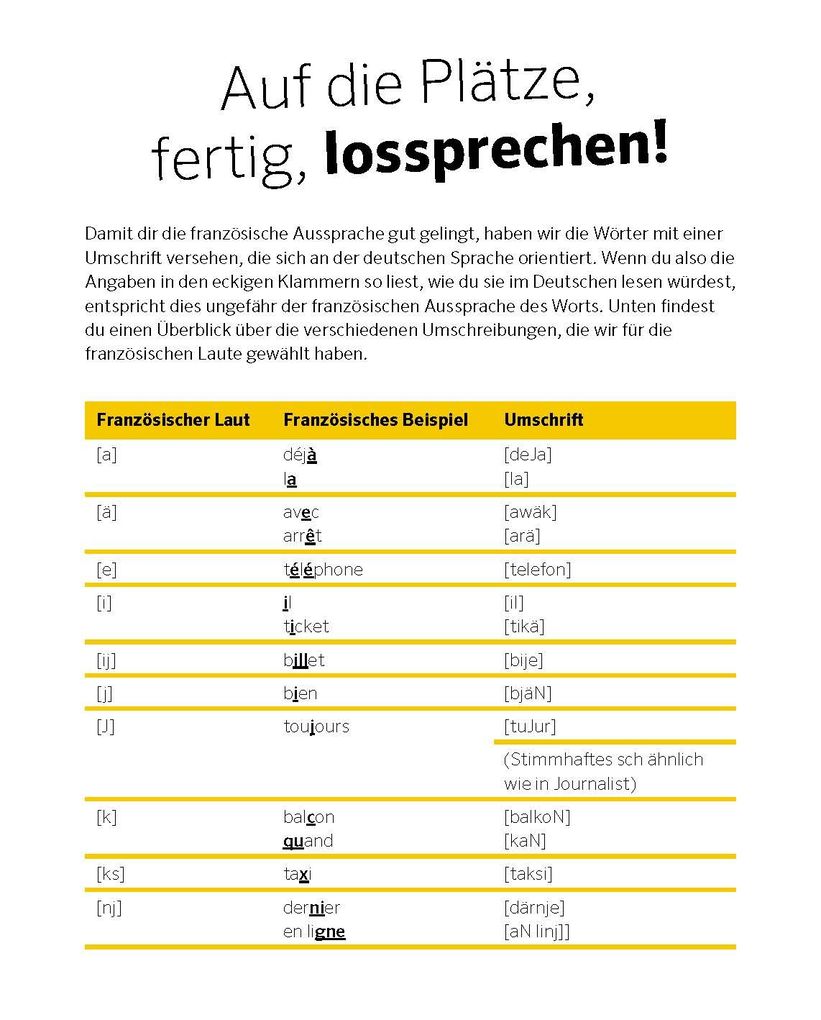 Weitere Ansicht: PONS Französisch ohne ähm