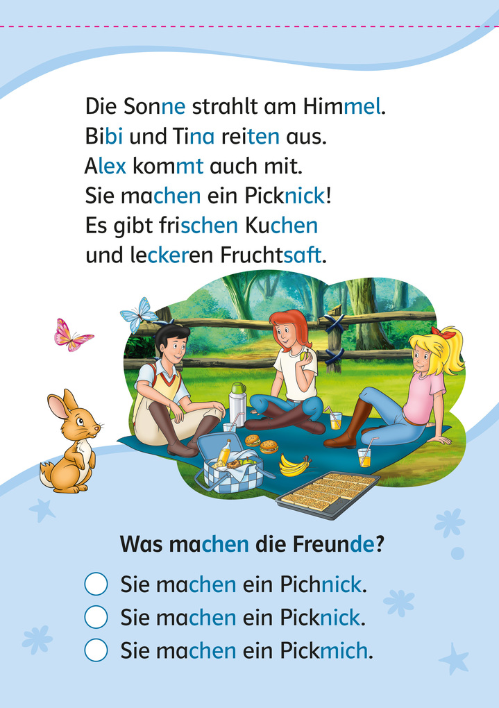 Weitere Ansicht: Lesefuchs Bibi & Tina: Leserätsel Lesestufe 1, Band 1
