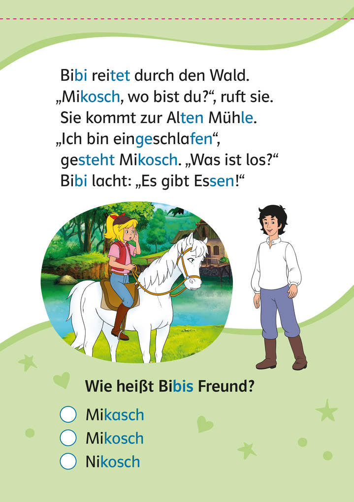 Weitere Ansicht: Lesefuchs Bibi & Tina: Leserätsel Lesestufe 1, Band 1