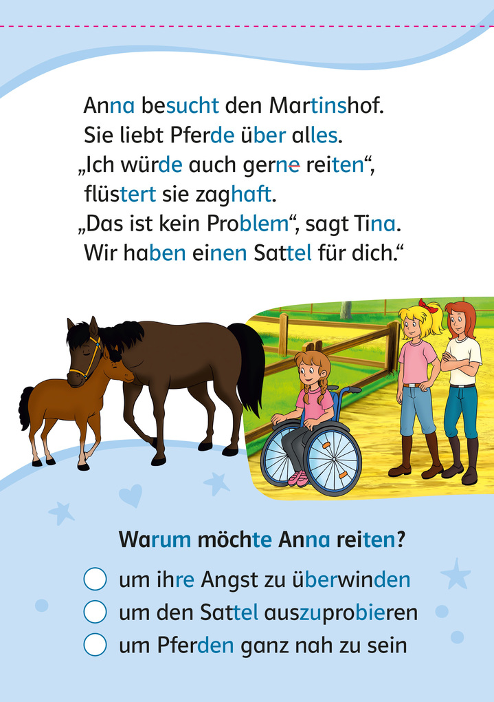 Weitere Ansicht: Lesefuchs Bibi & Tina: Leserätsel Lesestufe 1, Band 1