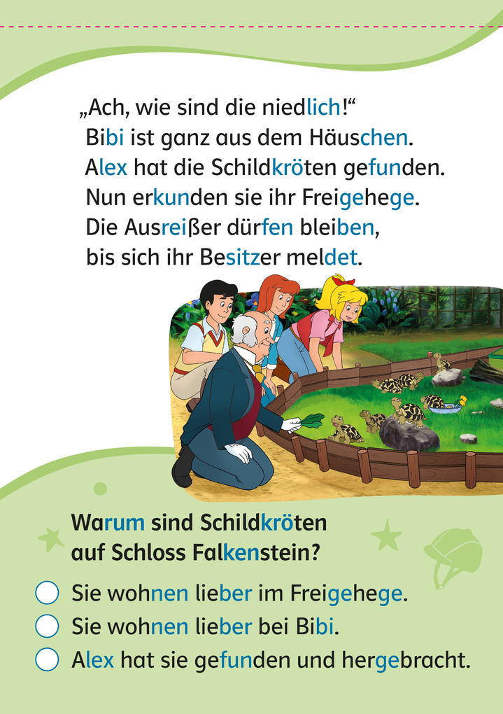 Weitere Ansicht: Lesefuchs Bibi & Tina: Leserätsel Lesestufe 1, Band 1