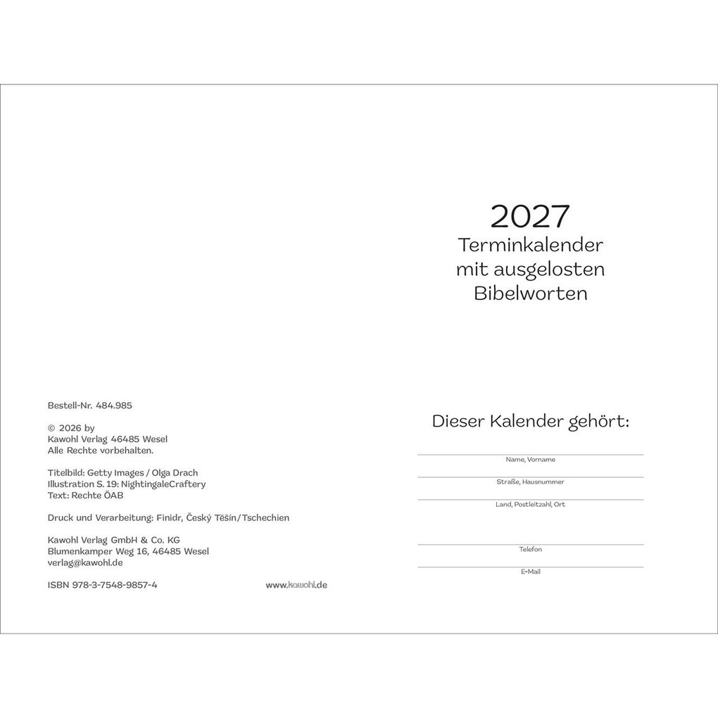 Weitere Ansicht: Er ist immer bei mir 2027