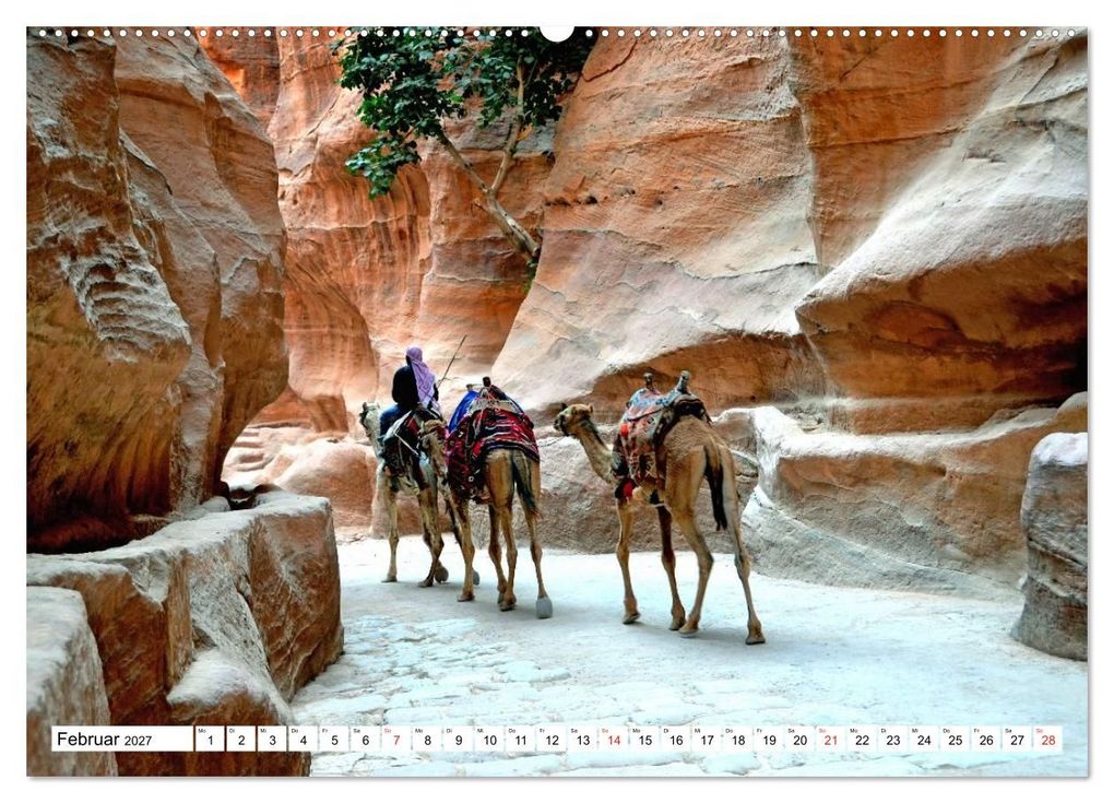 Weitere Ansicht: JORDANIEN, Faszination Nahost (Wandkalender 2027 DIN A2 quer), CALVENDO Monatskalender | Ulrich Senff, Calvendo
