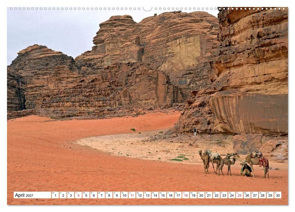 Weitere Ansicht: JORDANIEN, Faszination Nahost (Wandkalender 2027 DIN A2 quer), CALVENDO Monatskalender | Ulrich Senff, Calvendo