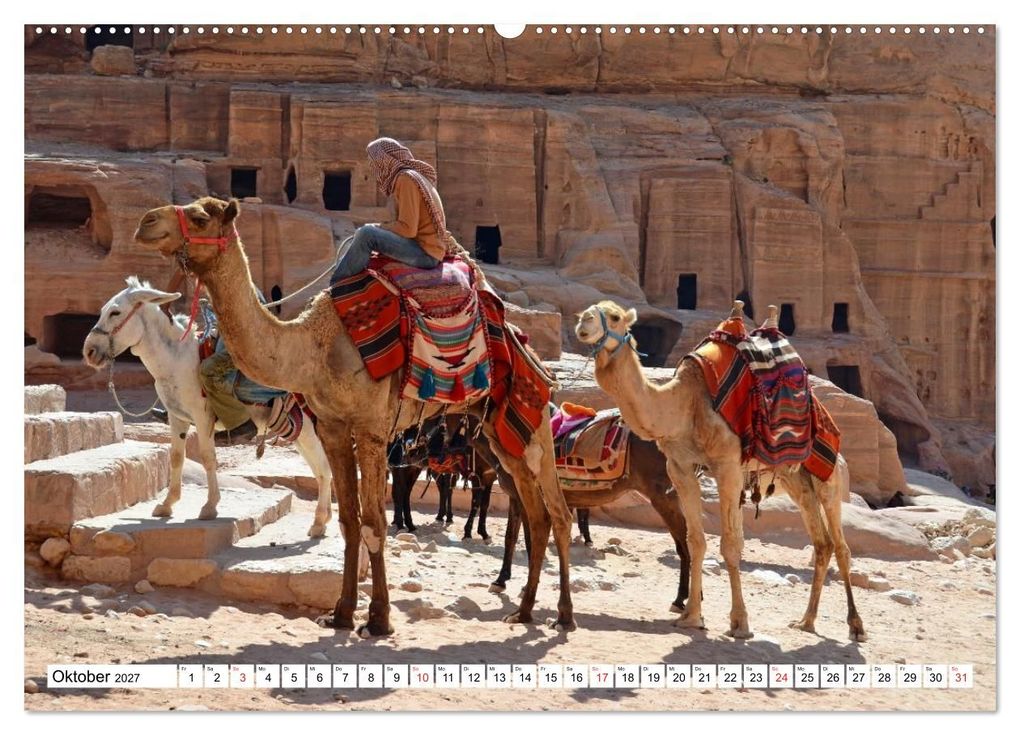 Weitere Ansicht: JORDANIEN, Faszination Nahost (Wandkalender 2027 DIN A2 quer), CALVENDO Monatskalender | Ulrich Senff, Calvendo