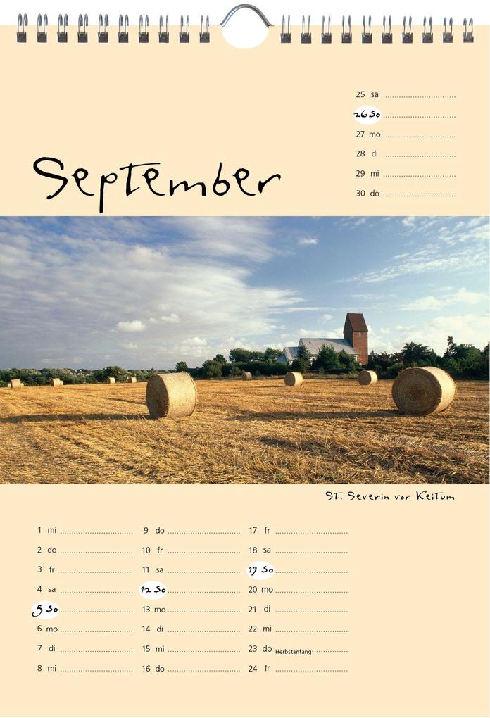 Weitere Ansicht: Sylt-die Insel 2027 A4 Kalender | Gernot Westendorf