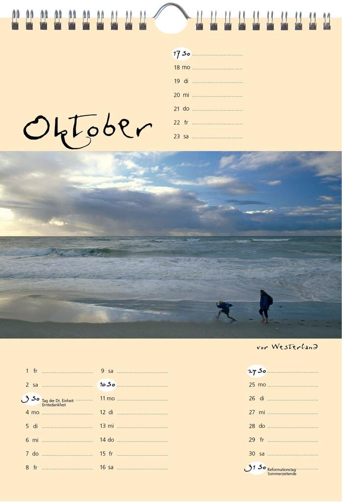 Weitere Ansicht: Sylt-die Insel 2027 A4 Kalender | Gernot Westendorf